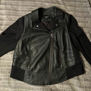 Torrid stretch leather jacket